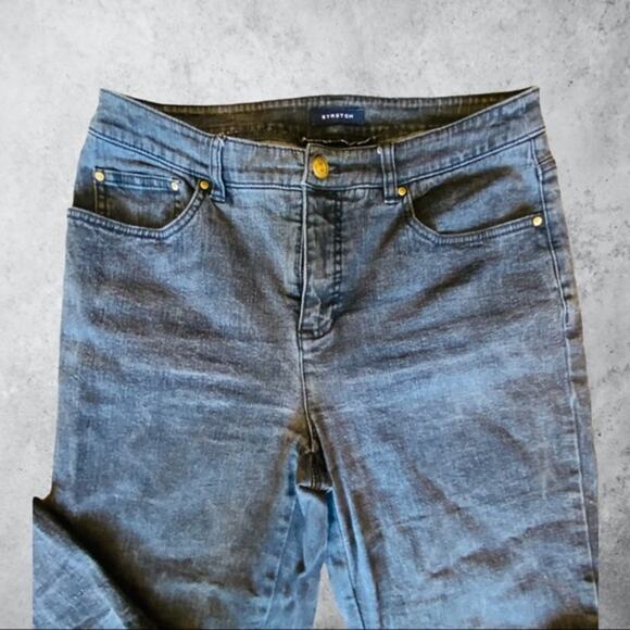 Jones New York Signature Stretch Jeans Washed Black EUC - Picture 2 of 7